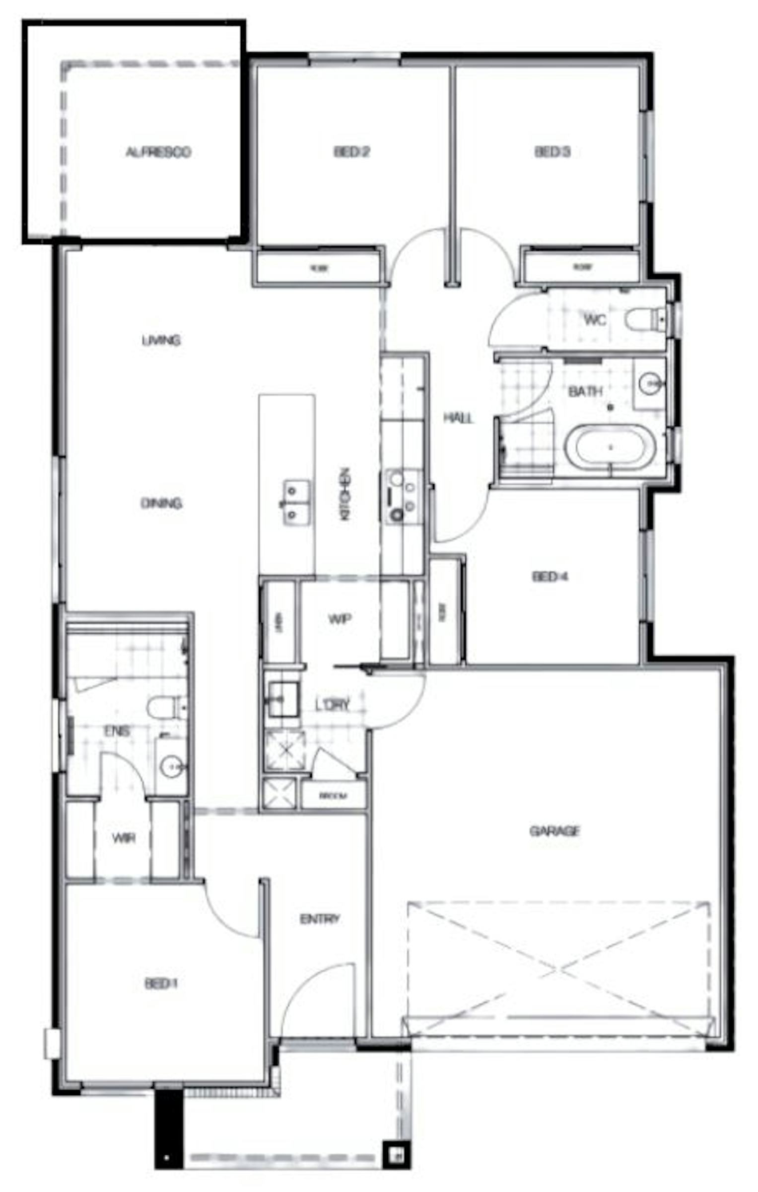 House and Land Investment Property in Morayfield, QLD (3.99% Yield) | Aus Investment Properties - Floor Plan 1