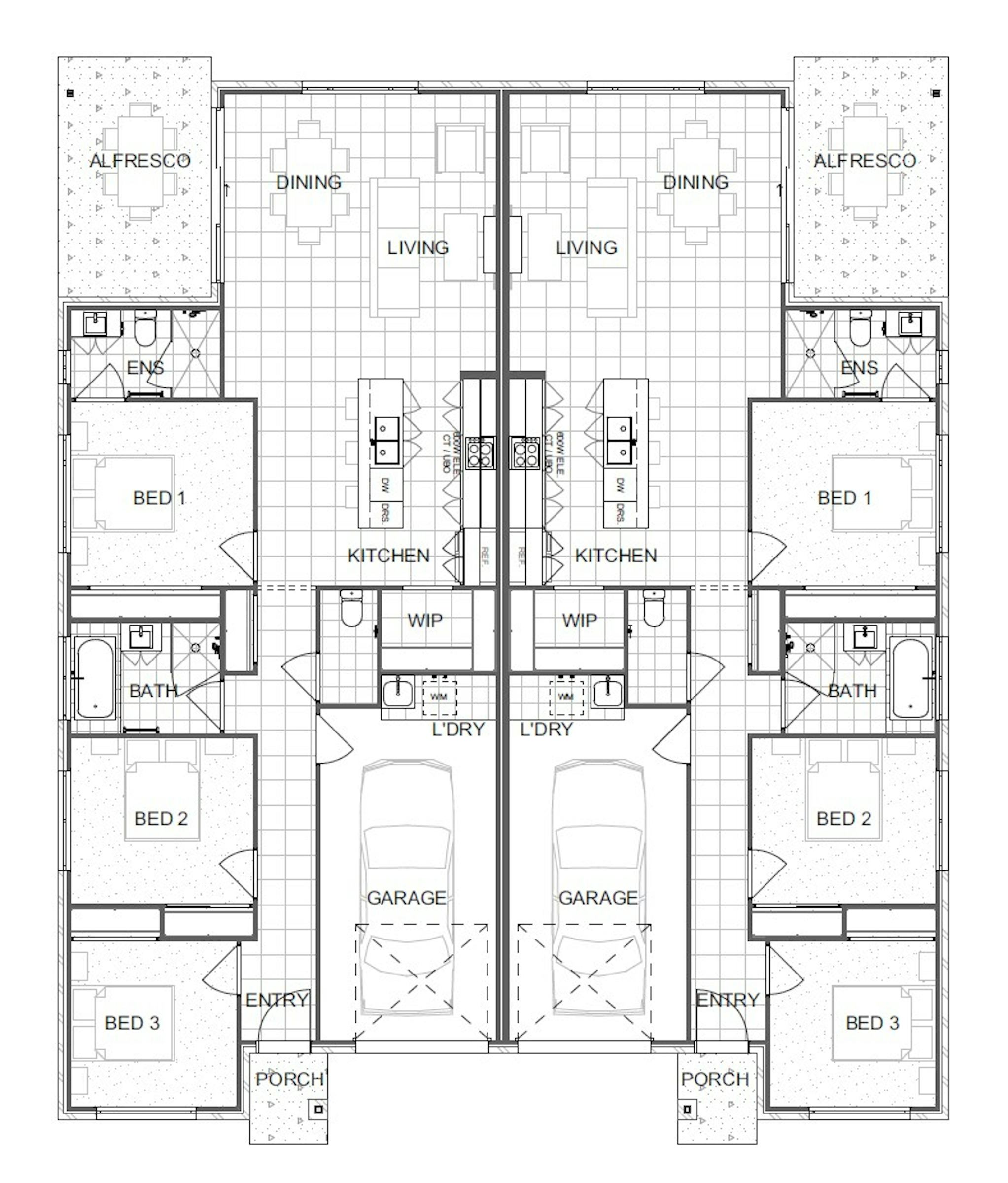 Duplex Investment Property in Oakey, QLD (5.97% Yield) | Aus Investment Properties - Floor Plan 1