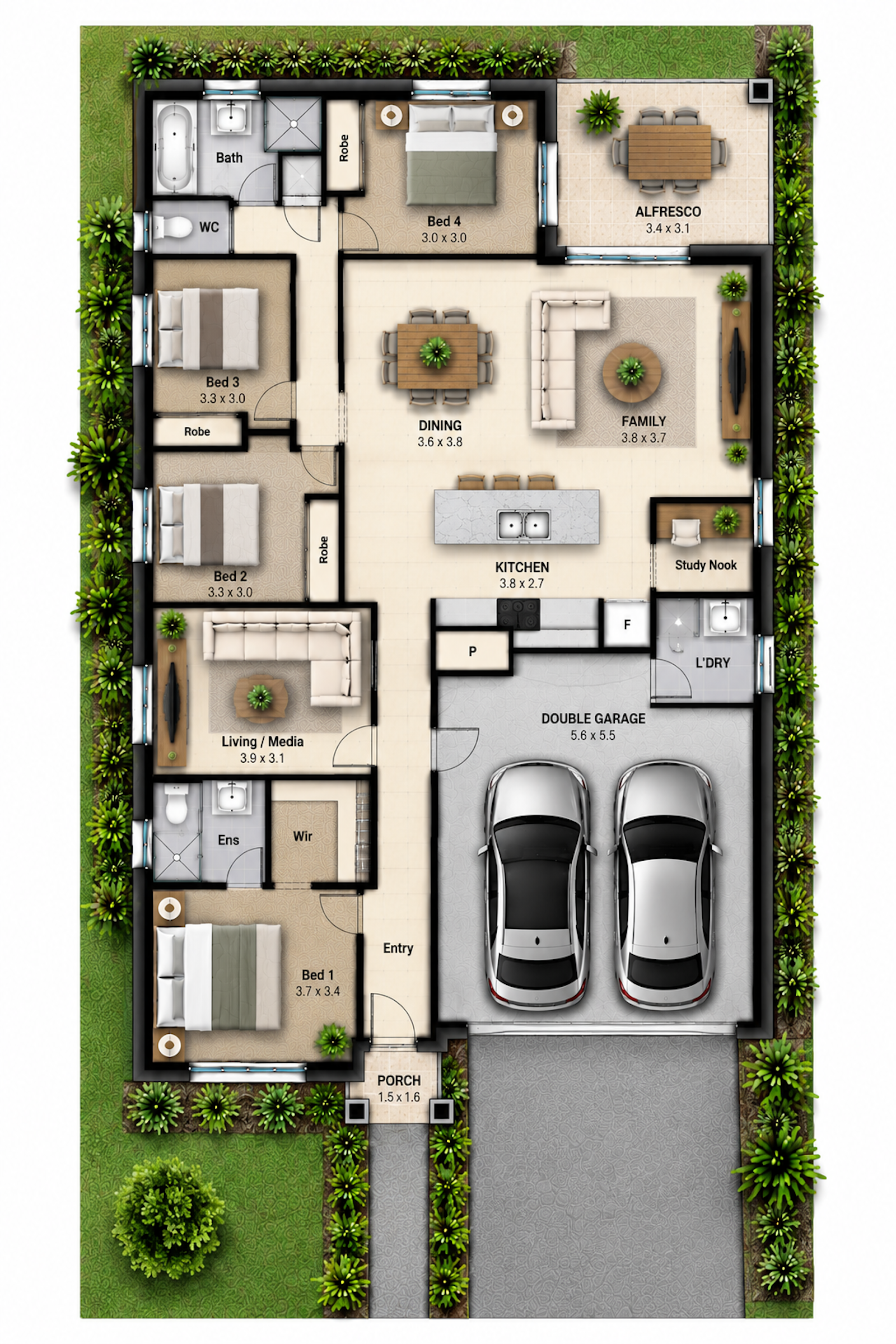 House and Land Investment Property in Cessnock, NSW (3.85% Yield) | Aus Investment Properties - Floor Plan 1