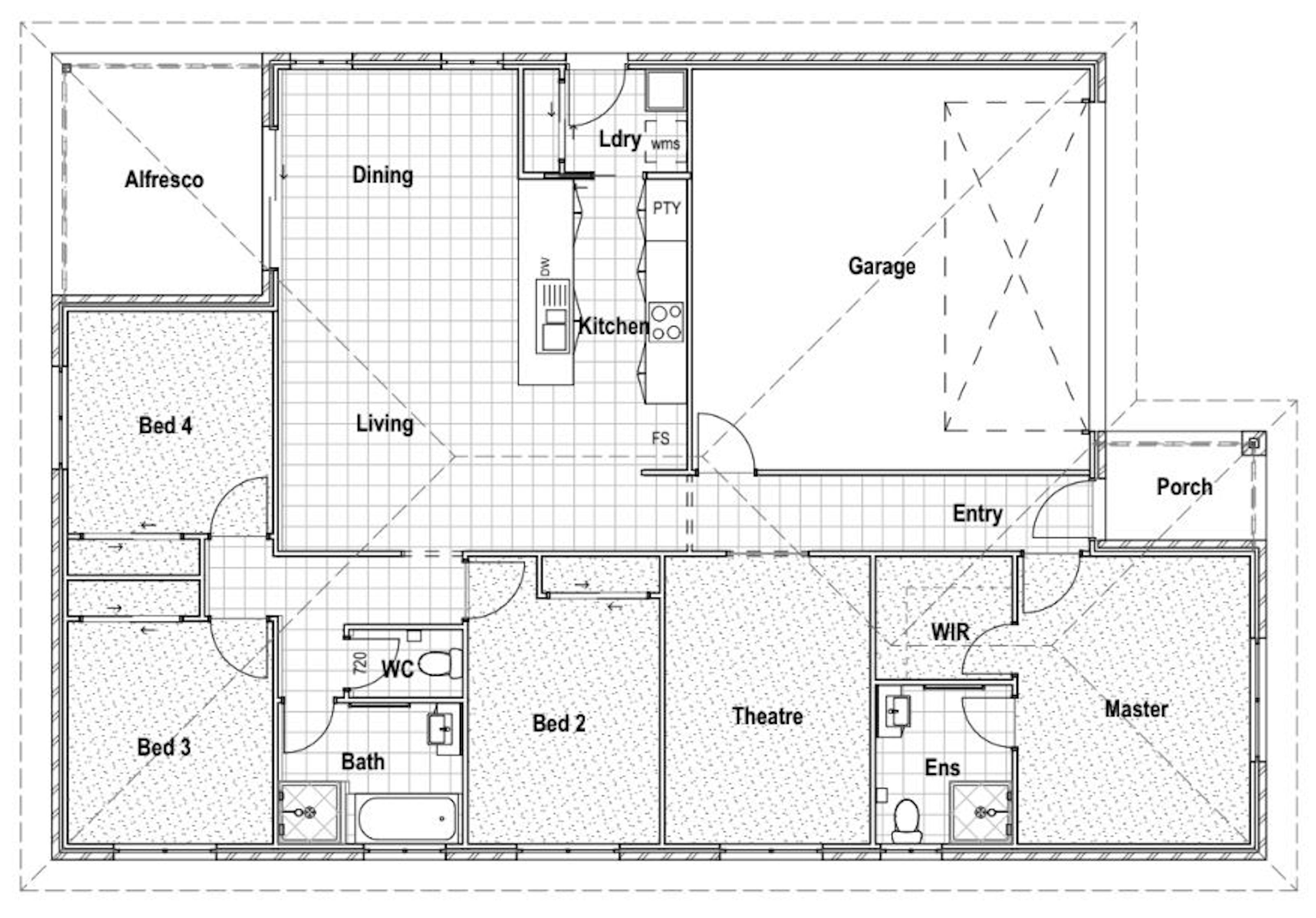 House and Land Investment Property in Rosewood, NSW (3.59% Yield) | Aus Investment Properties - Floor Plan 1