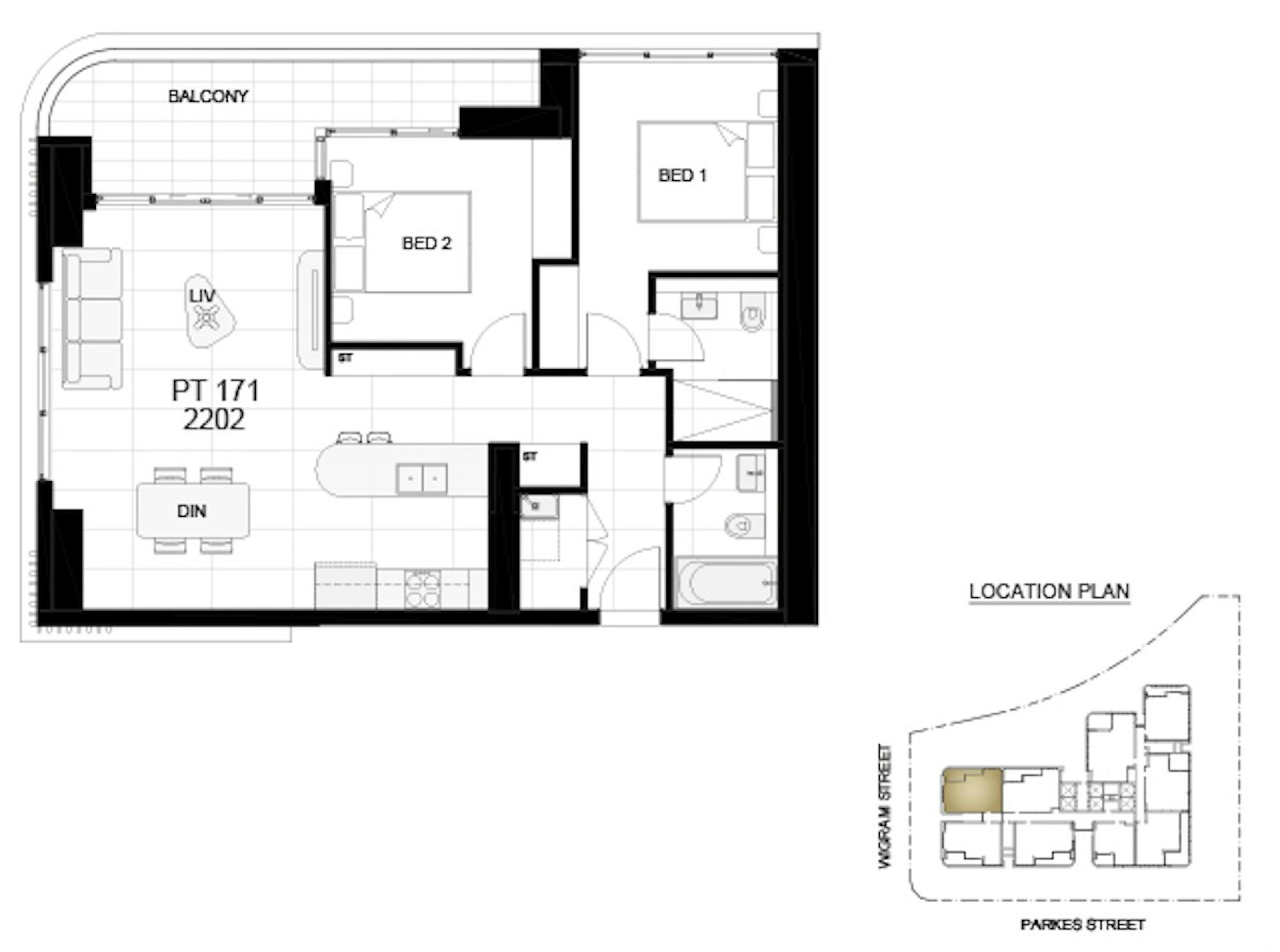 Apartment Investment Property in Harris Park, NSW (4.7% Yield) | Aus Investment Properties - Floor Plan 1