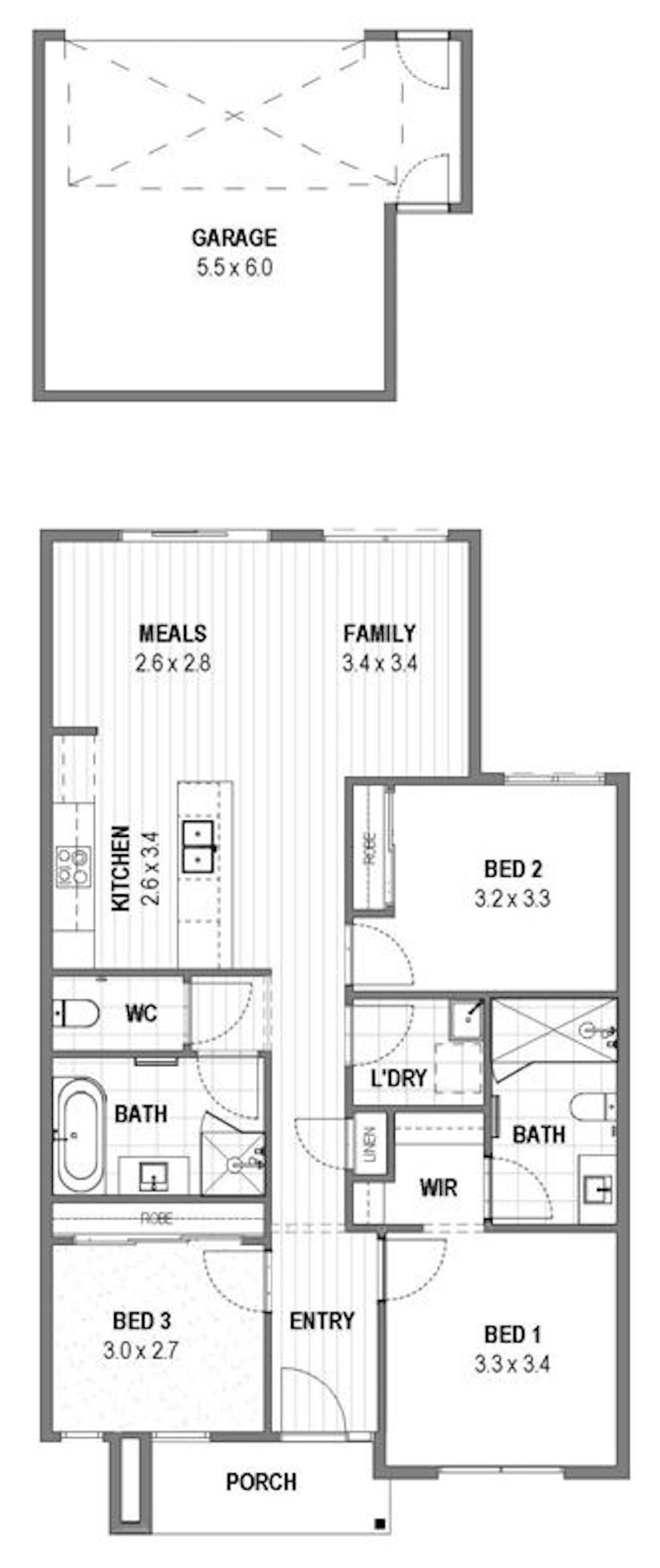 House and Land Investment Property in Wollert, VIC (4.02% Yield) | Aus Investment Properties - Floor Plan 1