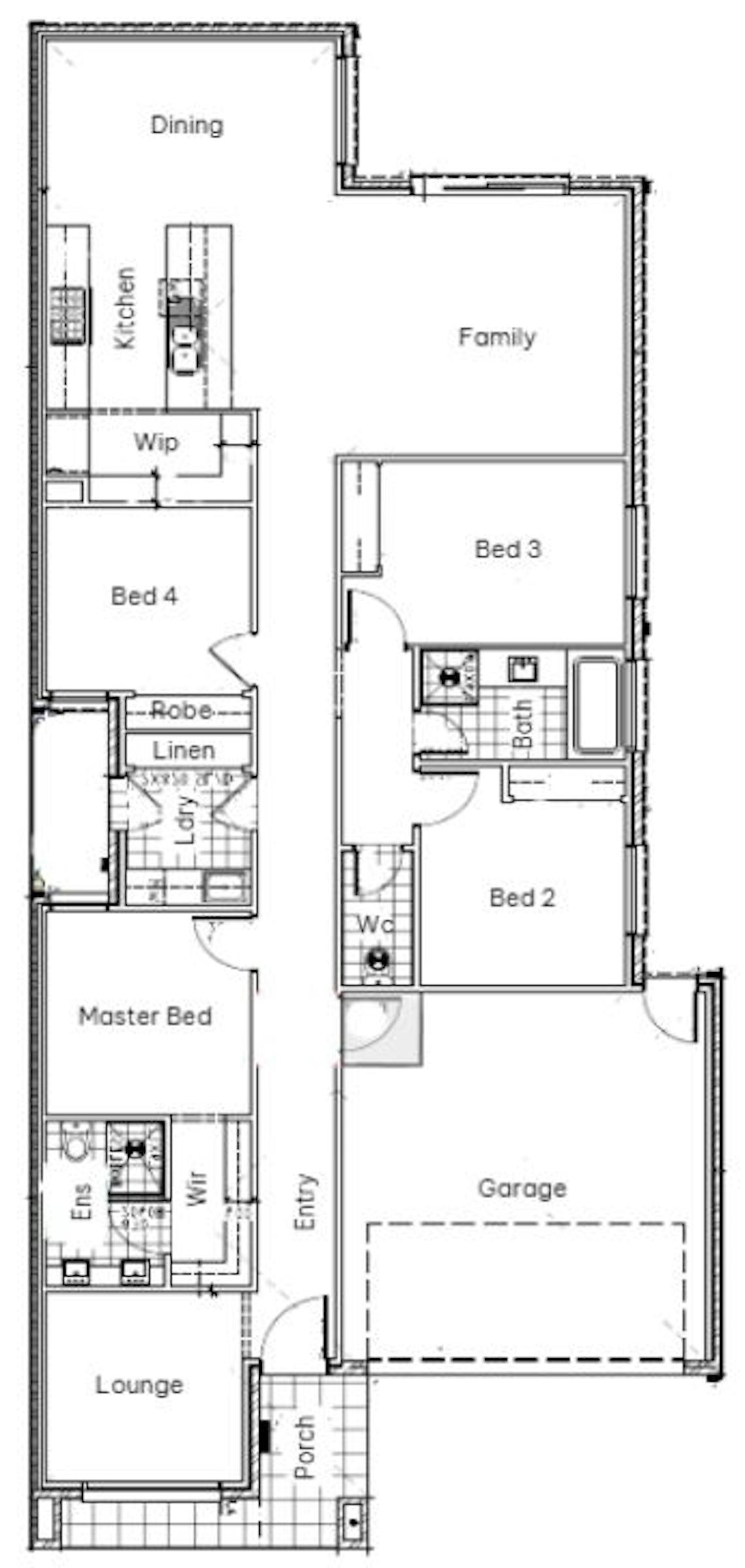 House and Land Investment Property in Sunbury, VIC (3.89% Yield) | Aus Investment Properties - Floor Plan 1