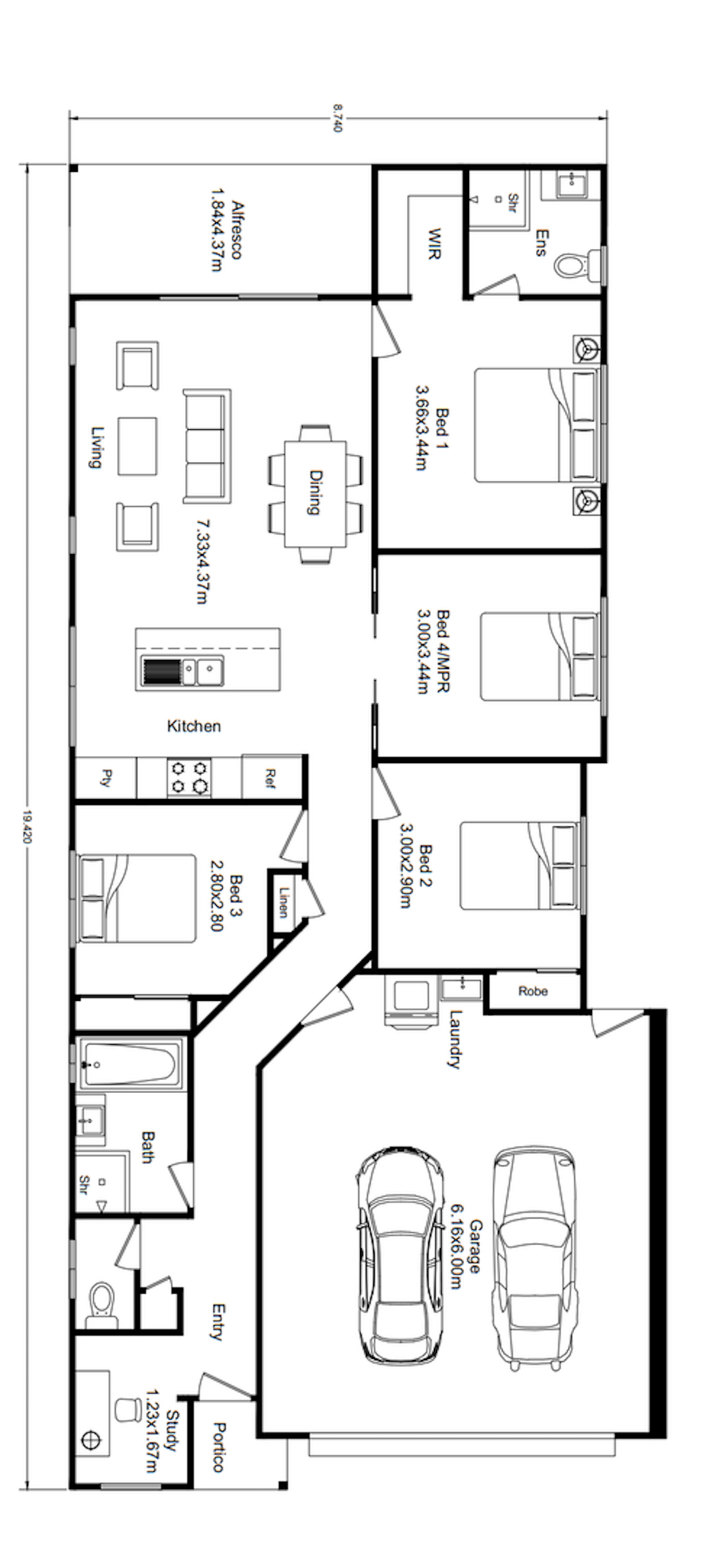 House and Land Investment Property in Mcdowall, QLD (3.16% Yield) | Aus Investment Properties - Floor Plan 1