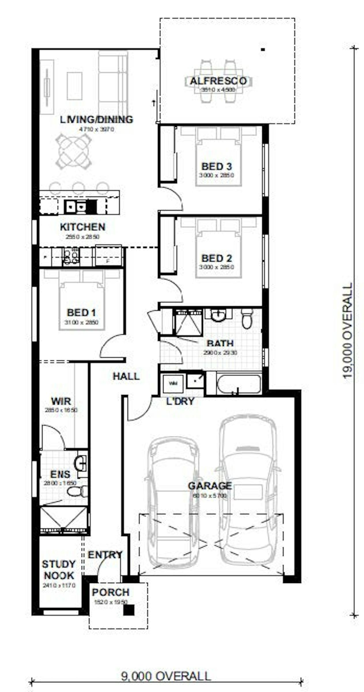 House and Land Investment Property in Banya, QLD (4.66% Yield) | Aus Investment Properties - Floor Plan 1