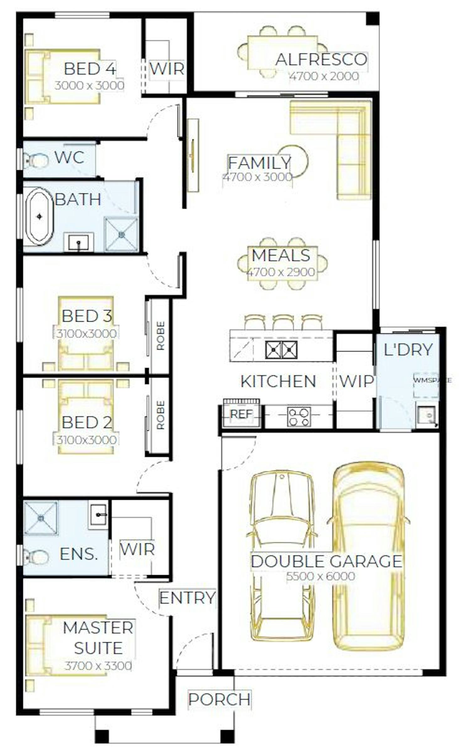 House and Land Investment Property in Beveridge, VIC (3.37% Yield) | Aus Investment Properties - Floor Plan 1