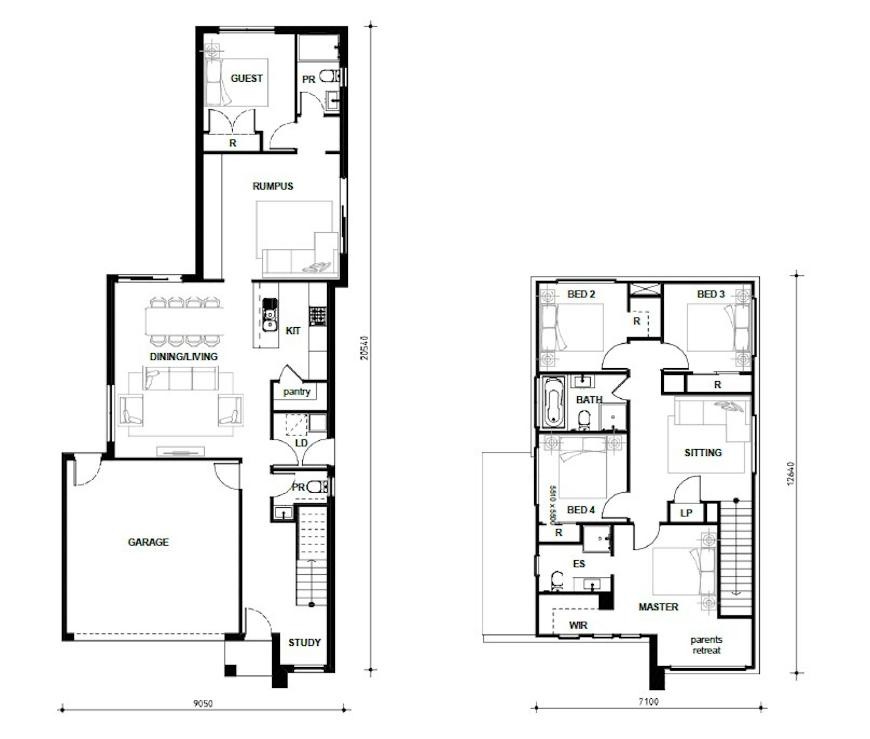 House and Land Investment Property in Austral, NSW (3.69% Yield) | Aus Investment Properties - Floor Plan 1