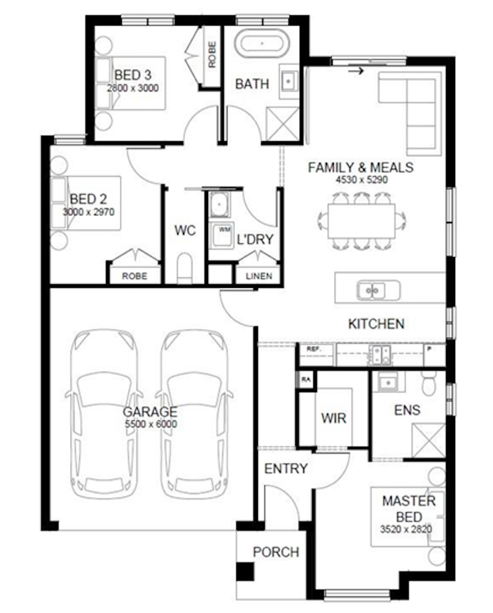 House and Land Investment Property in Strathtulloh, VIC (3.62% Yield) | Aus Investment Properties - Floor Plan 1