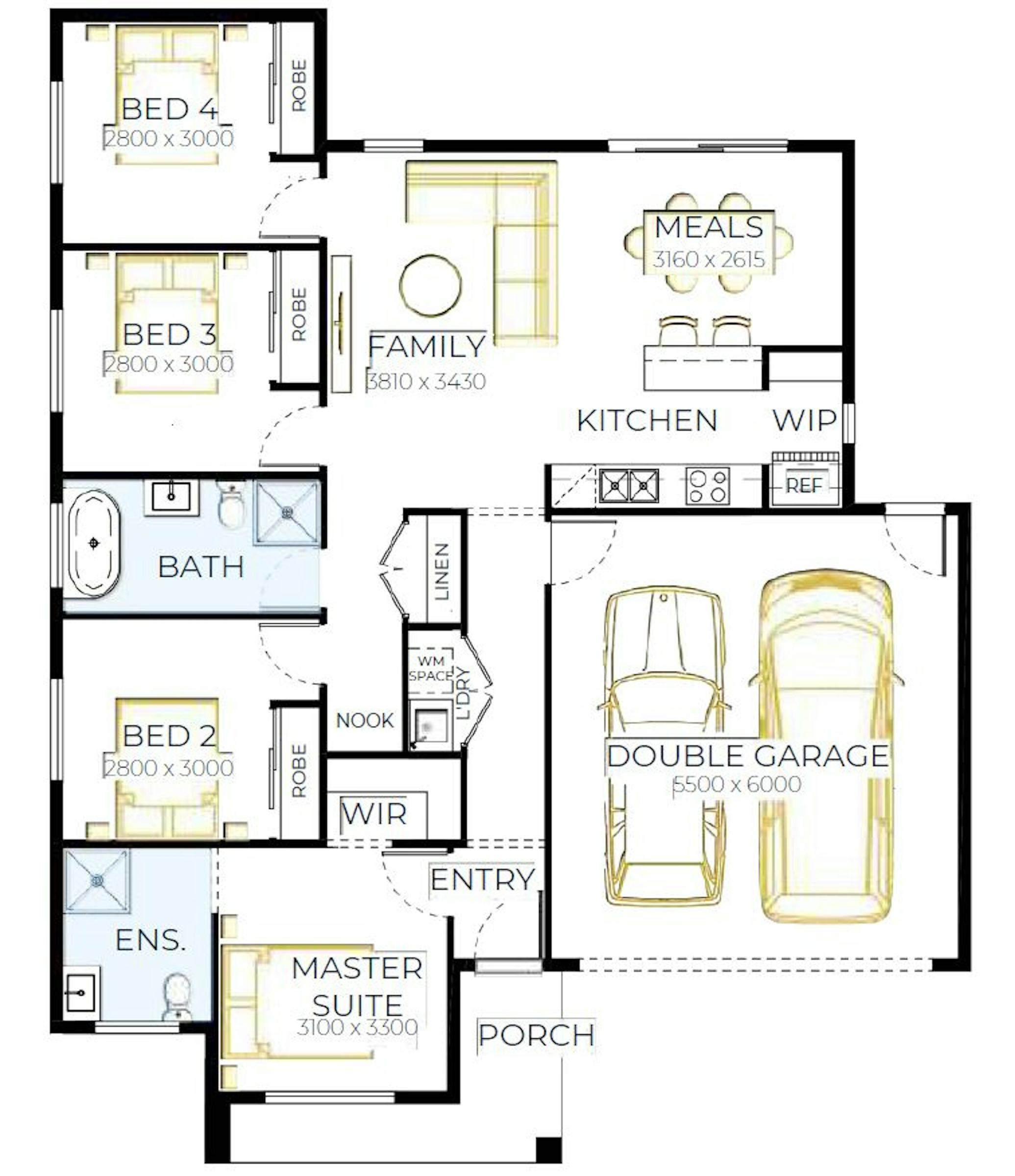 House and Land Investment Property in Donnybrook, VIC (4.01% Yield) | Aus Investment Properties - Floor Plan 1