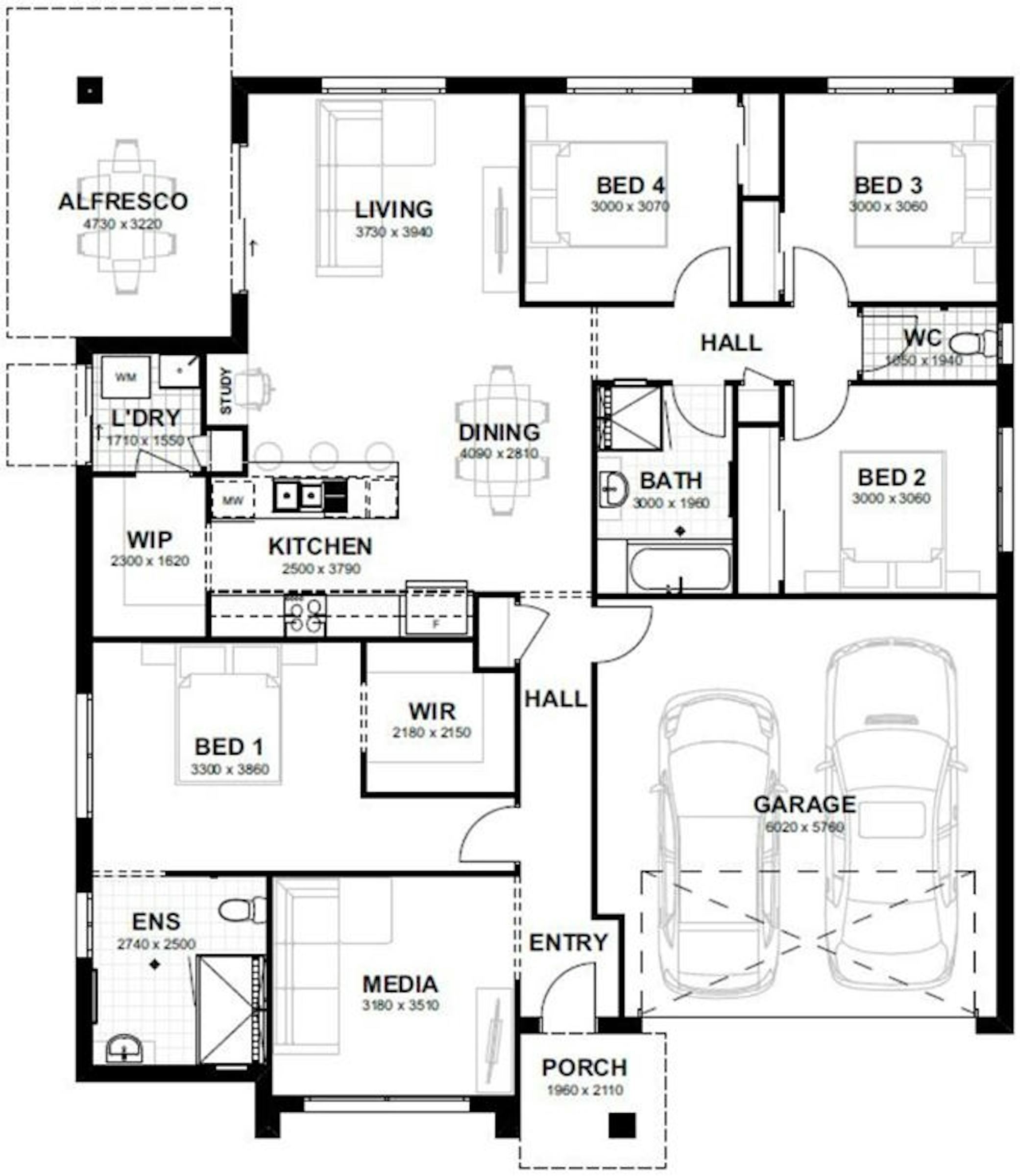 House and Land Investment Property in Morayfield, QLD (4.07% Yield) | Aus Investment Properties - Floor Plan 1