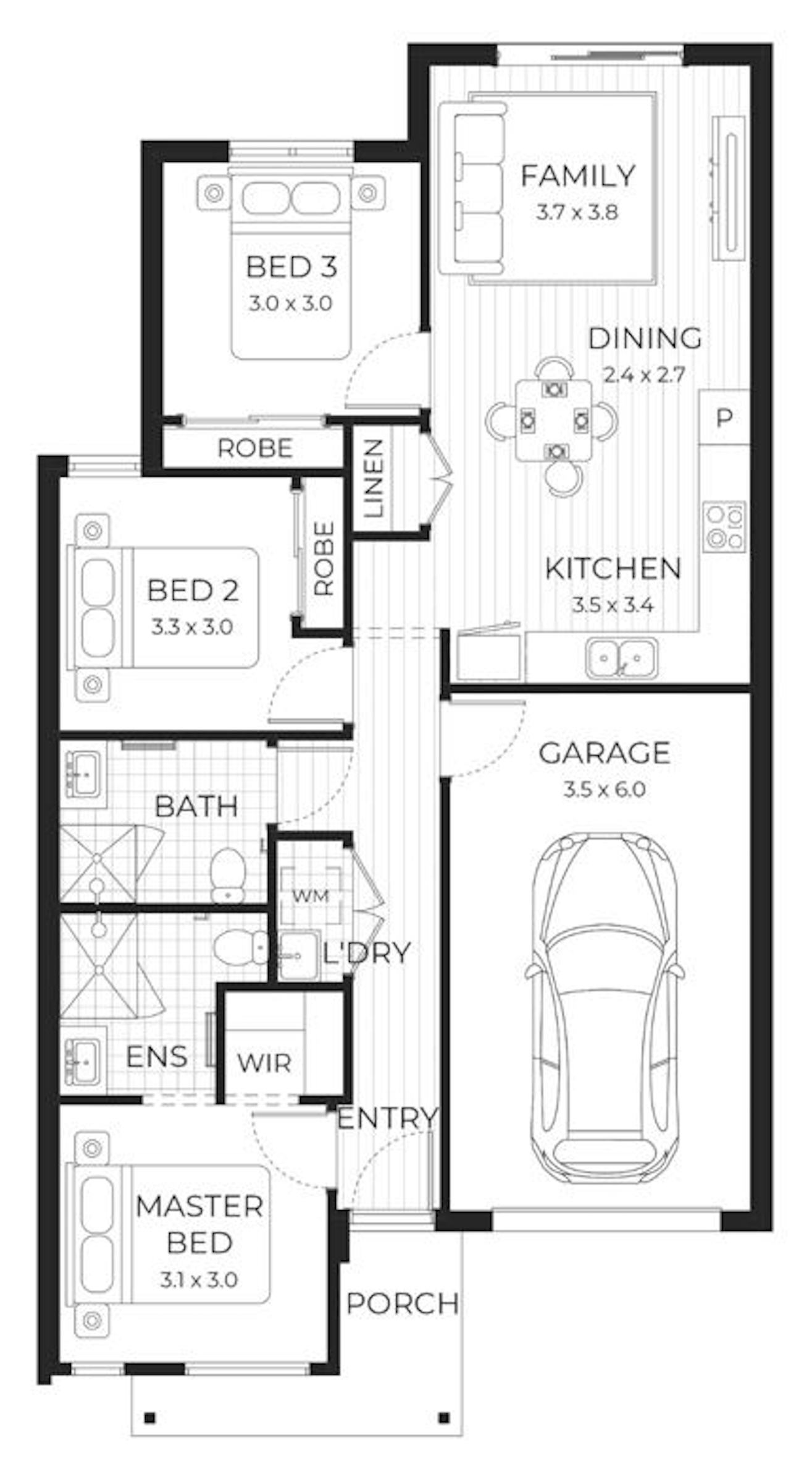 House and Land Investment Property in Melton West, VIC (3.75% Yield) | Aus Investment Properties - Floor Plan 1