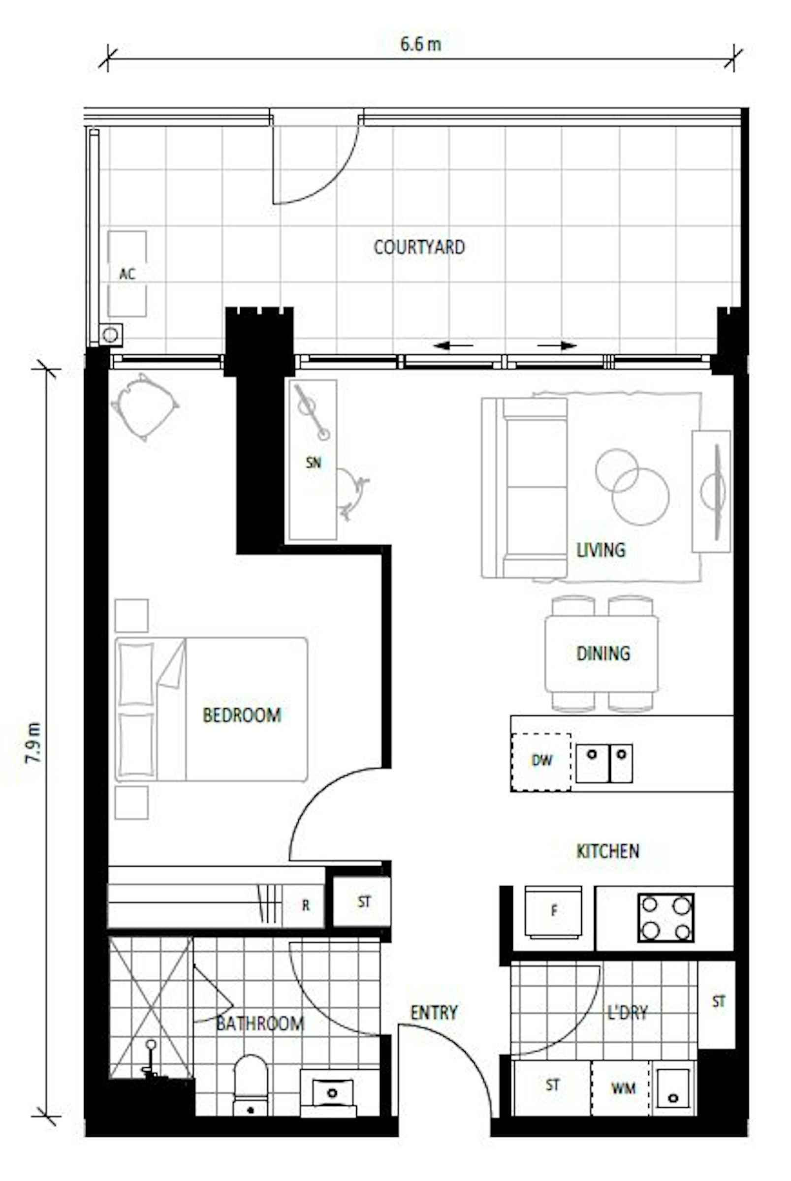 Apartment Investment Property in Canberra, ACT (4.7% Yield) | Aus Investment Properties - Floor Plan 1