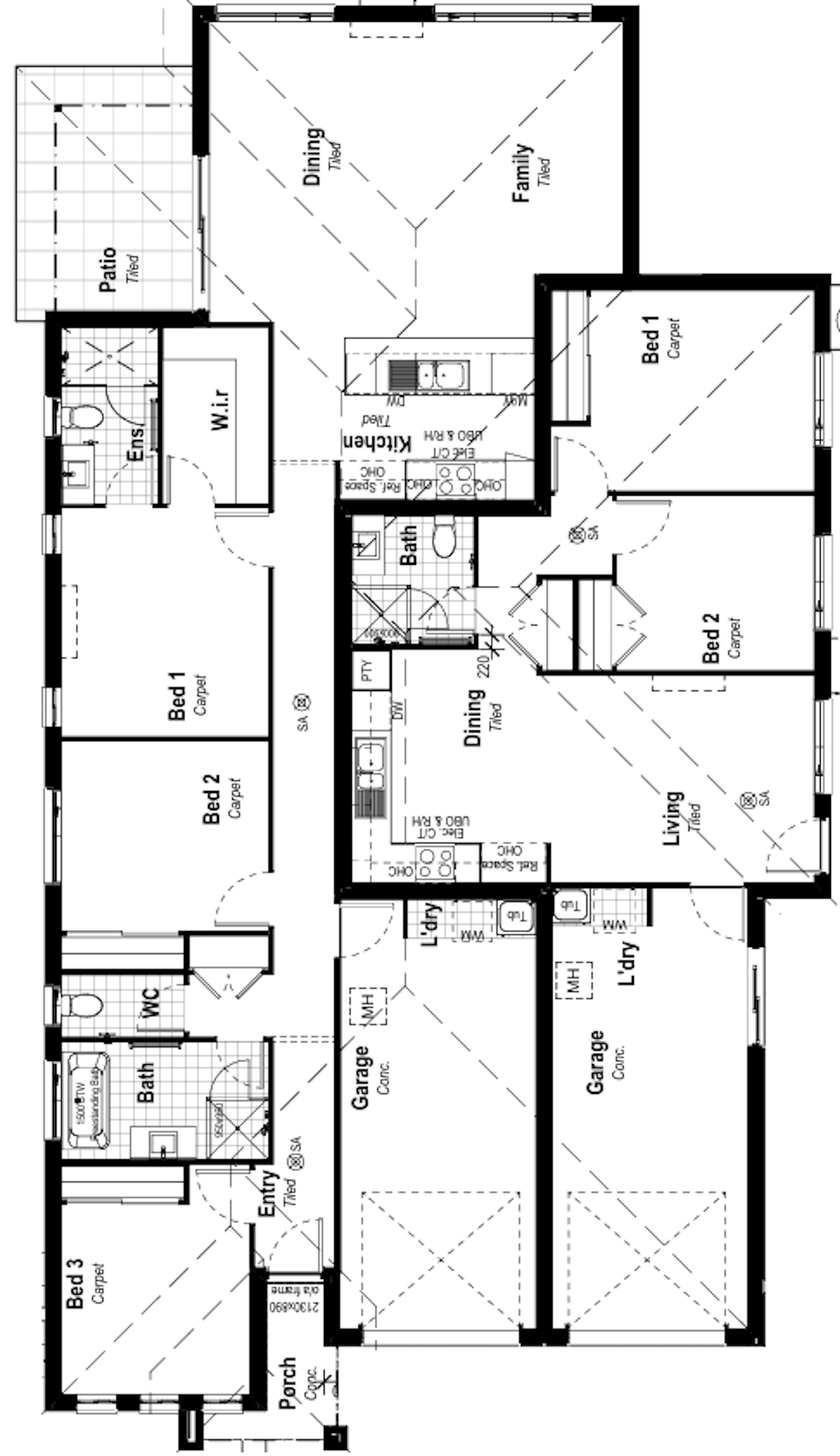 House and Land Investment Property in Cessnock, NSW (5.47% Yield) | Aus Investment Properties - Floor Plan 1