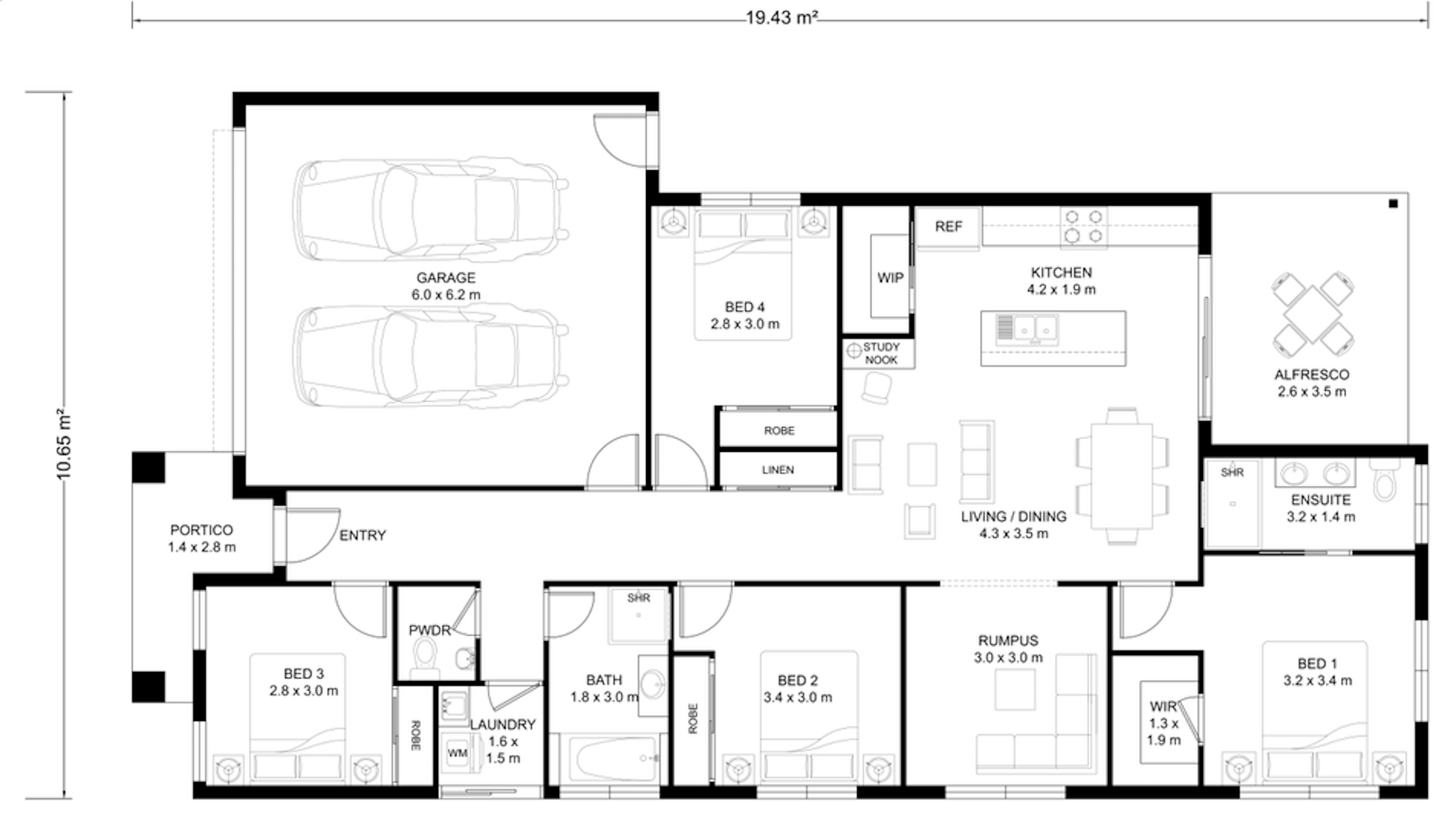 House and Land Investment Property in Greenbank, QLD (3.69% Yield) | Aus Investment Properties - Floor Plan 1