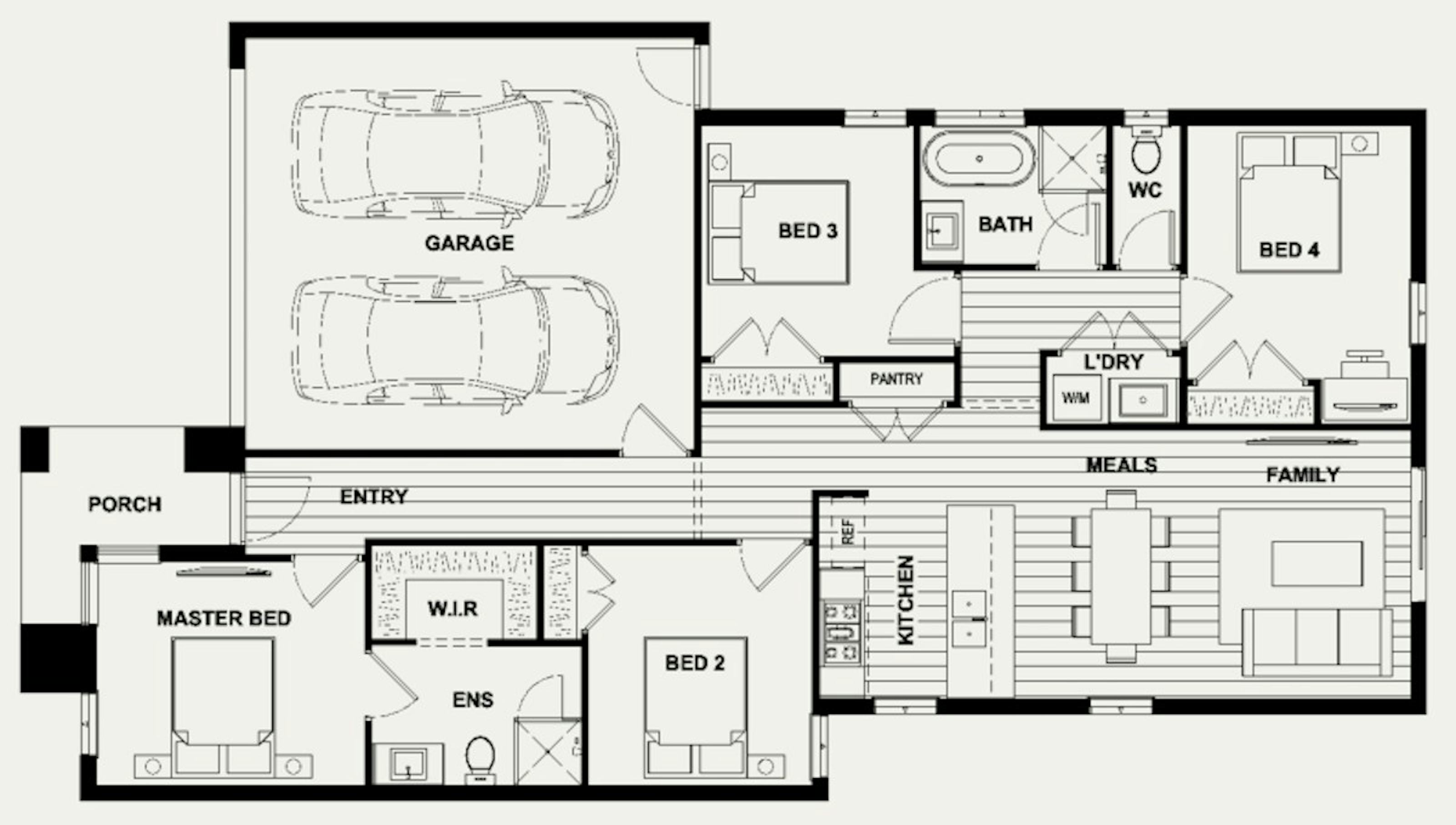House and Land Investment Property in Thornhill Park, VIC (3.75% Yield) | Aus Investment Properties - Floor Plan 1