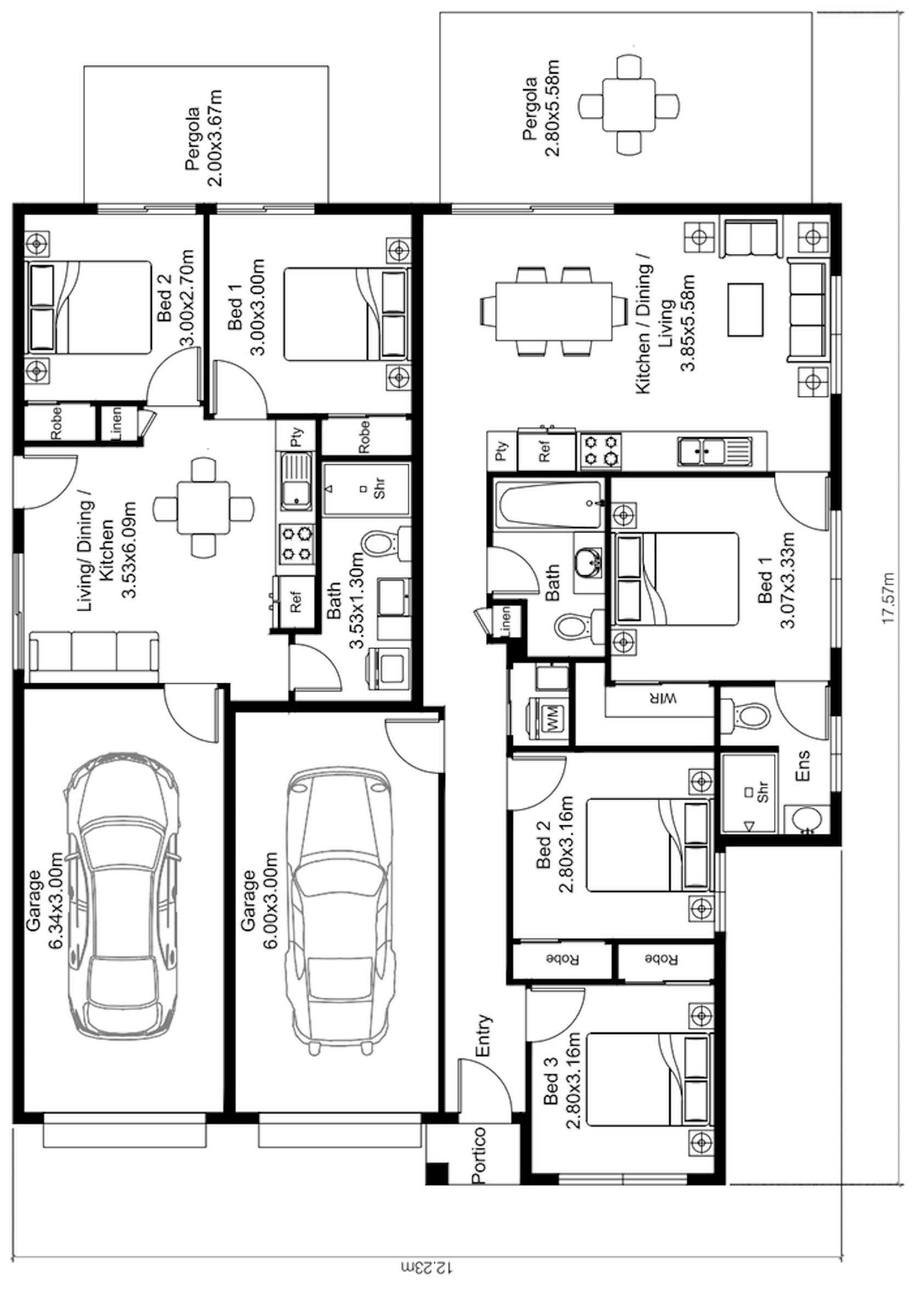 House and Land Investment Property in Doolandella, QLD (3.96% Yield) | Aus Investment Properties - Floor Plan 1