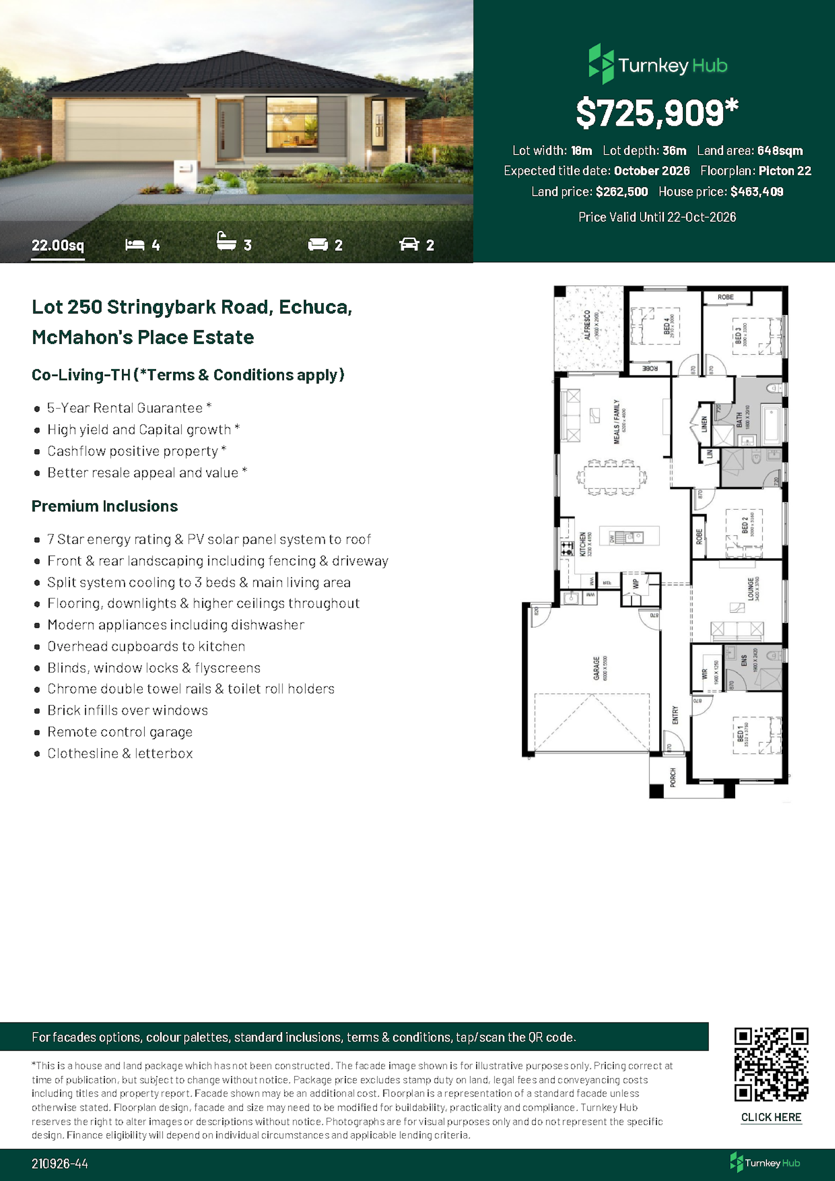 Co living Investment Property in Echuca, VIC (5.91% Yield) | Aus Investment Properties - Floor Plan 1