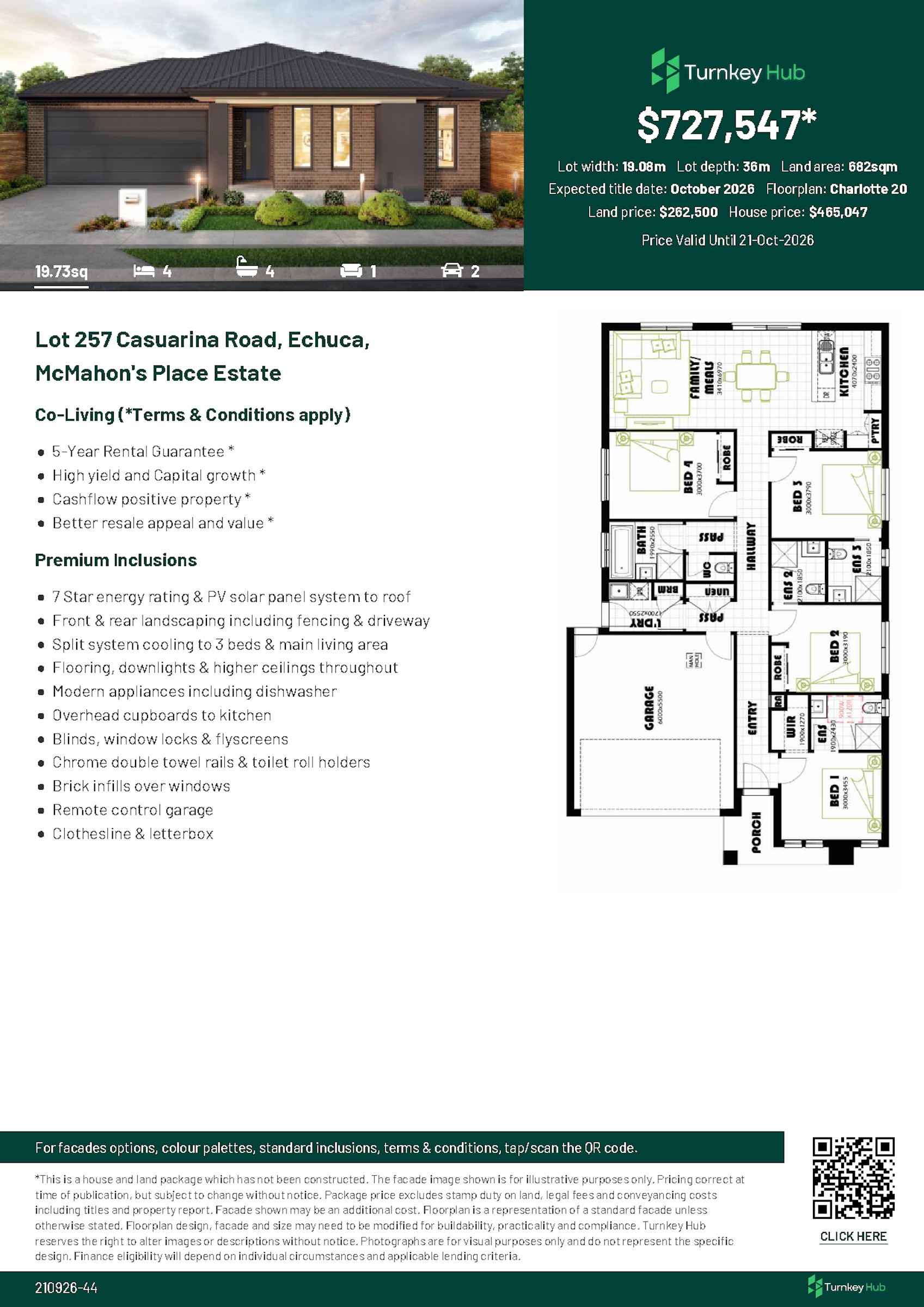 Co living Investment Property in Echuca, VIC (7.87% Yield) | Aus Investment Properties - Floor Plan 1