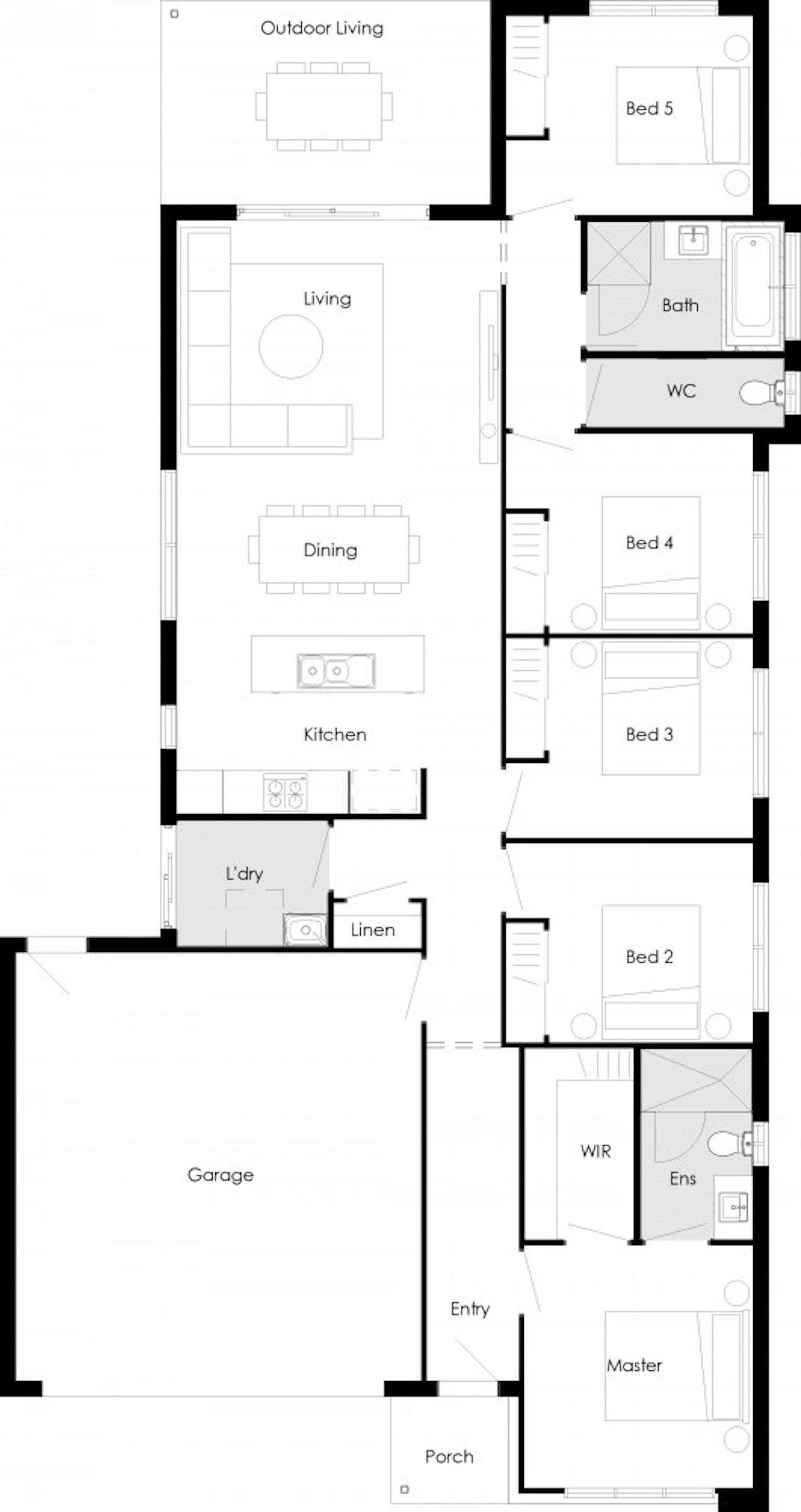 House and Land Investment Property in Toowoomba, QLD (4.42% Yield) | Aus Investment Properties - Floor Plan 1