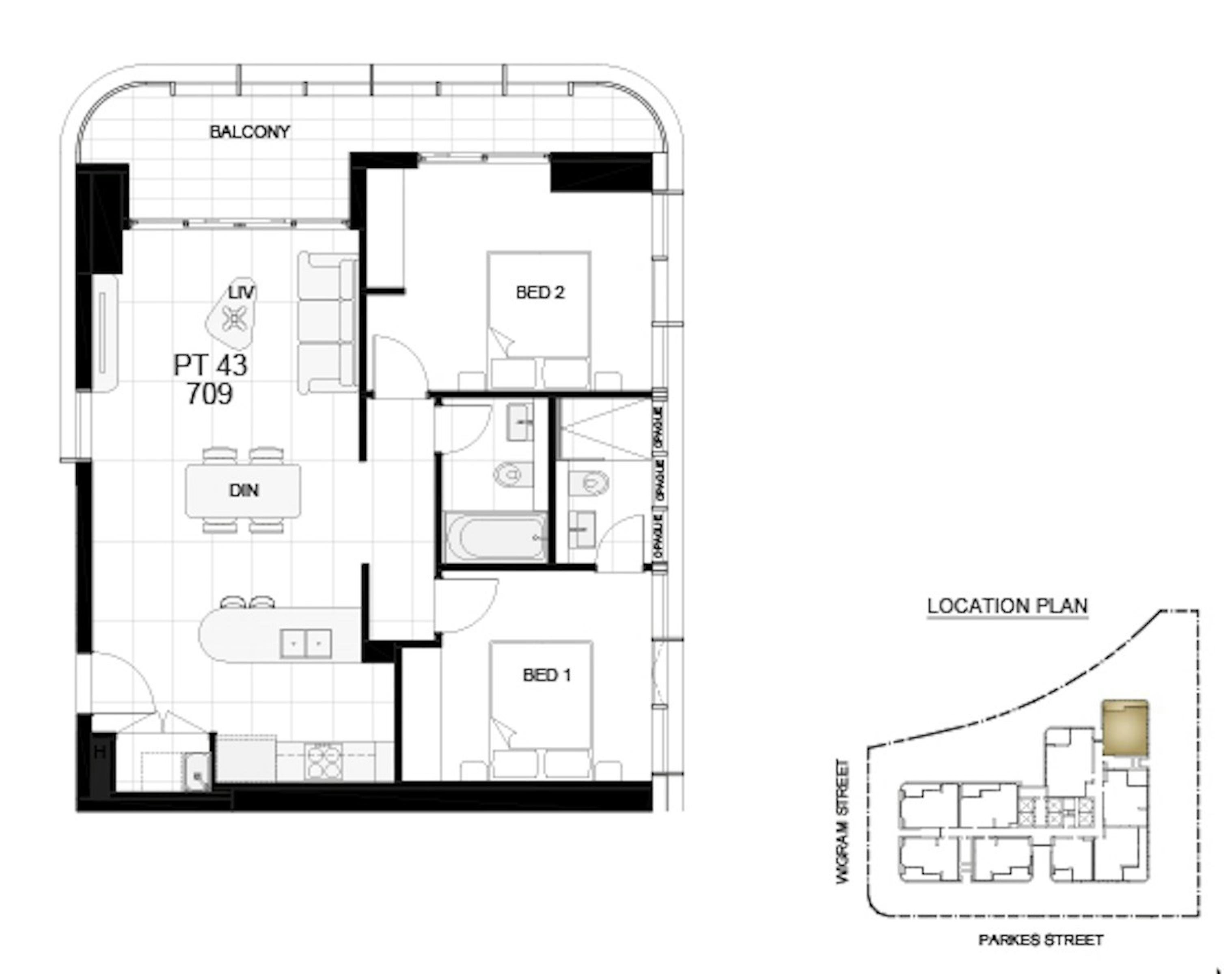 Apartment Investment Property in Harris Park, NSW (4.61% Yield) | Aus Investment Properties - Floor Plan 1