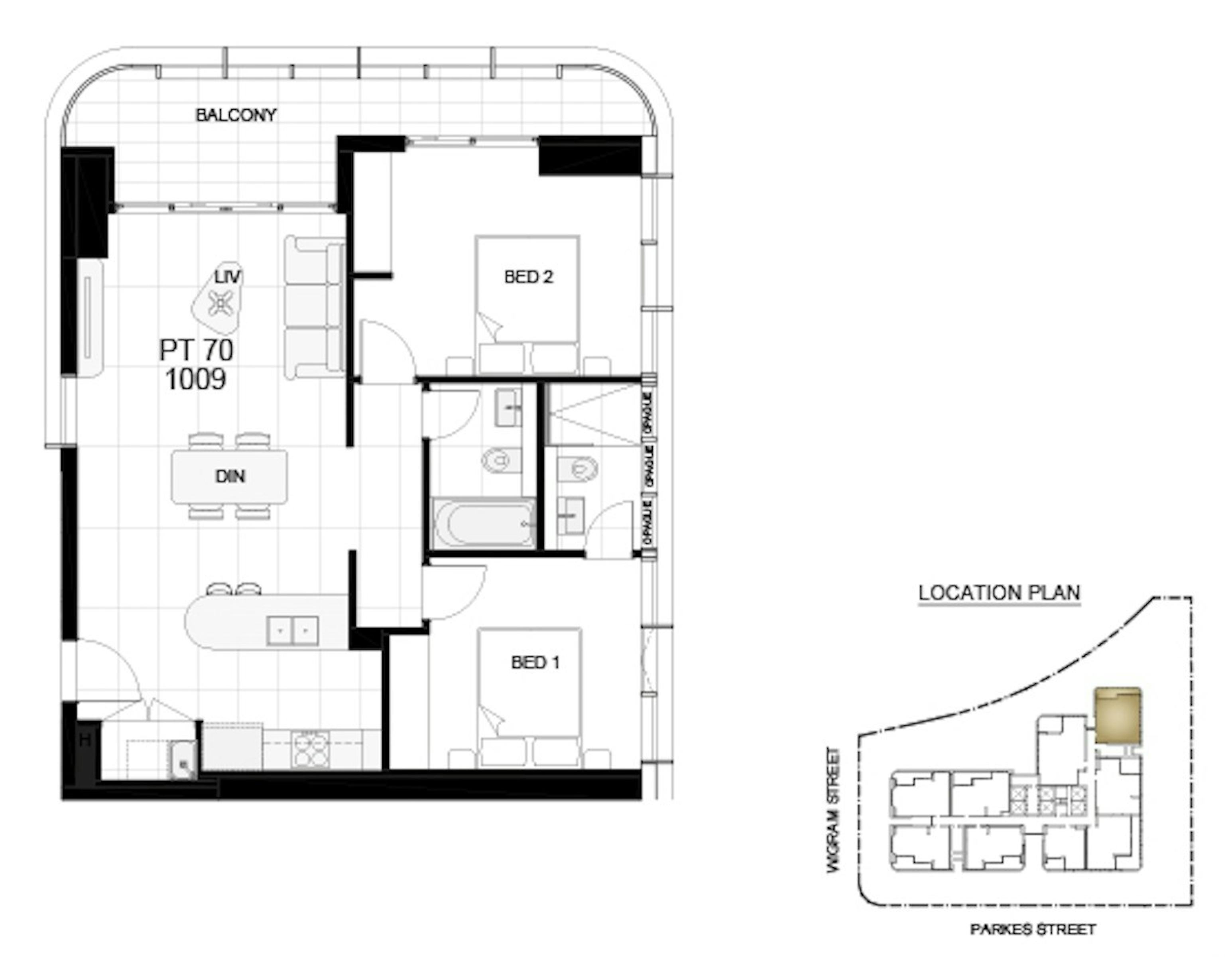 Apartment Investment Property in Harris Park, NSW (4.72% Yield) | Aus Investment Properties - Floor Plan 1