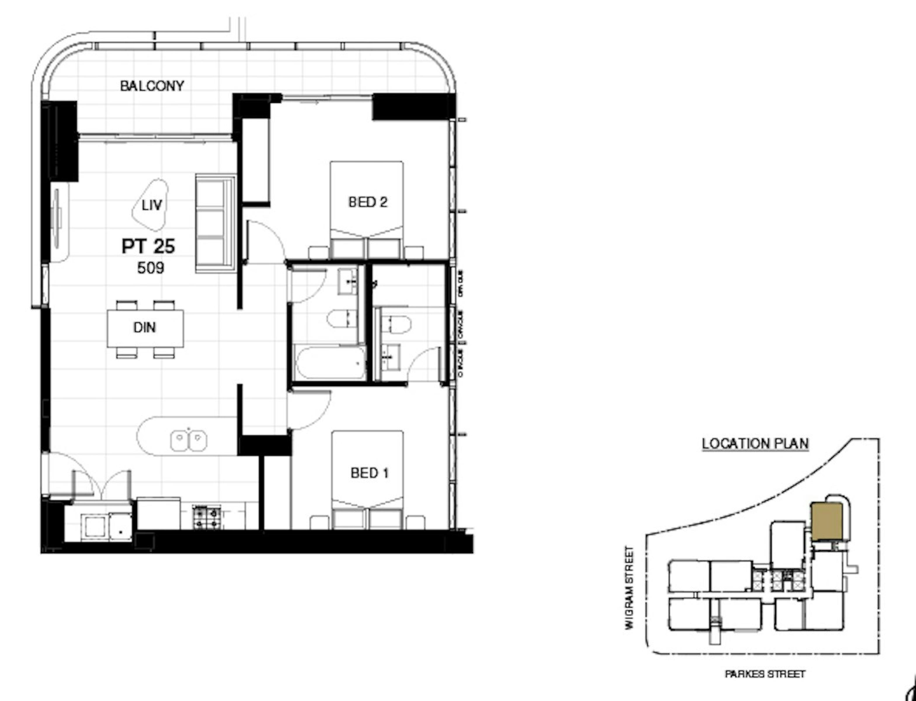 Apartment Investment Property in Harris Park, NSW (4.77% Yield) | Aus Investment Properties - Floor Plan 1