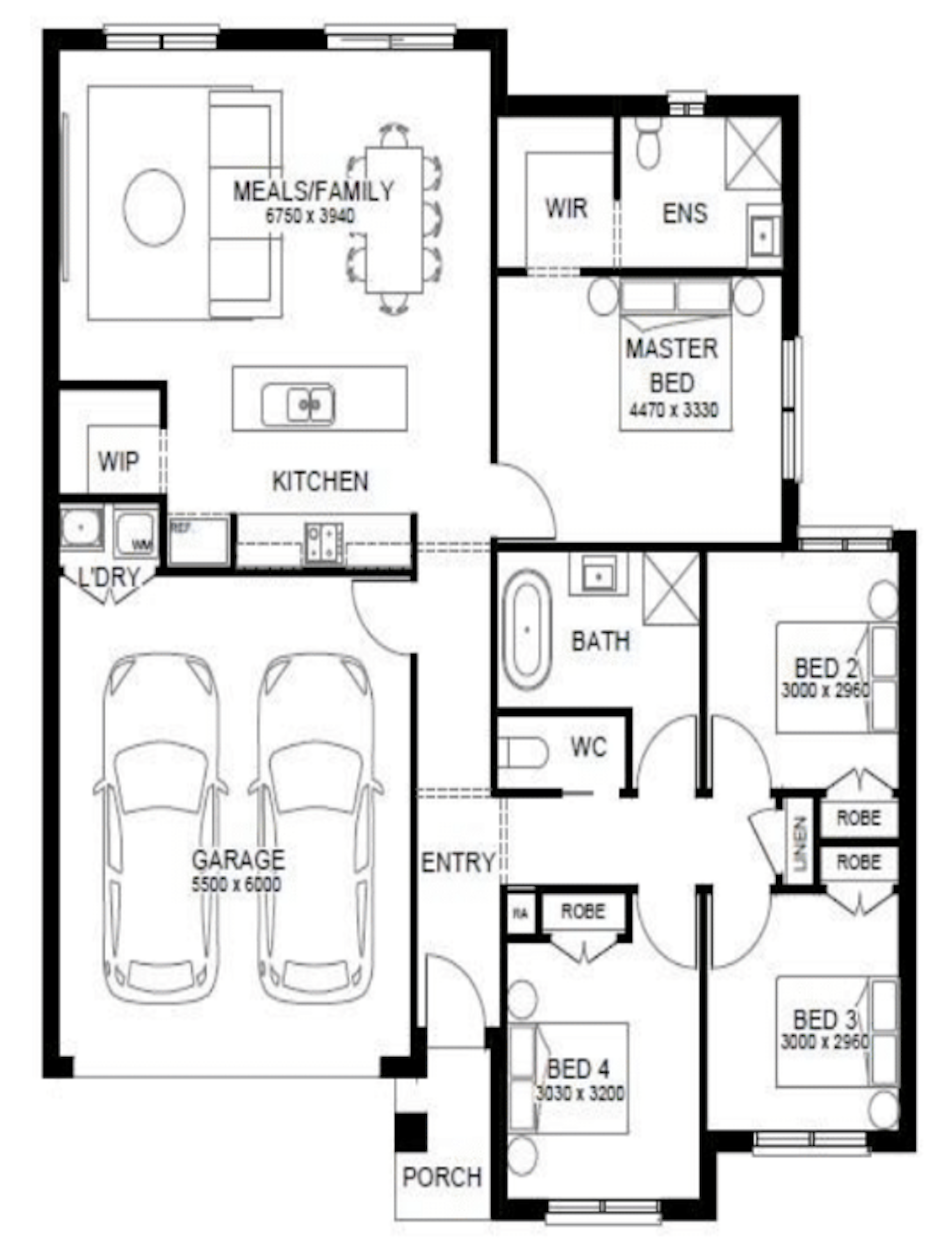 House and Land Investment Property in Strathtulloh, VIC (3.83% Yield) | Aus Investment Properties - Floor Plan 1