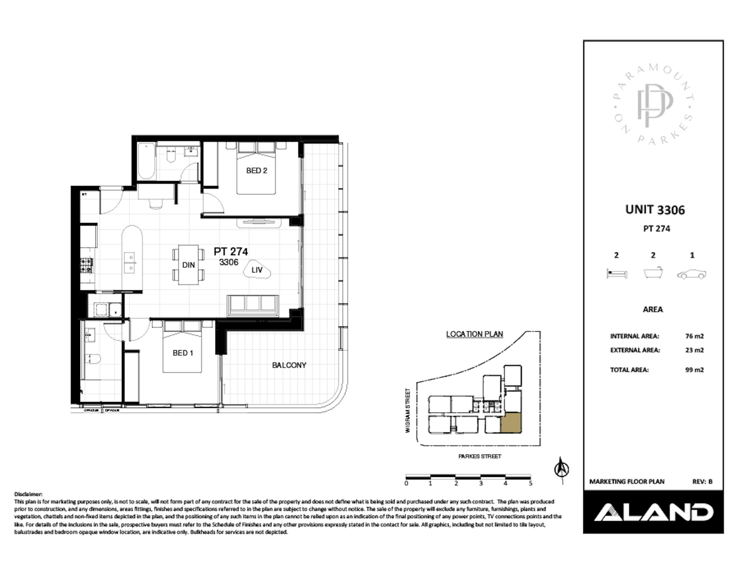 Apartment Investment Property in Harris Park, NSW (5.43% Yield) | Aus Investment Properties - Floor Plan 1