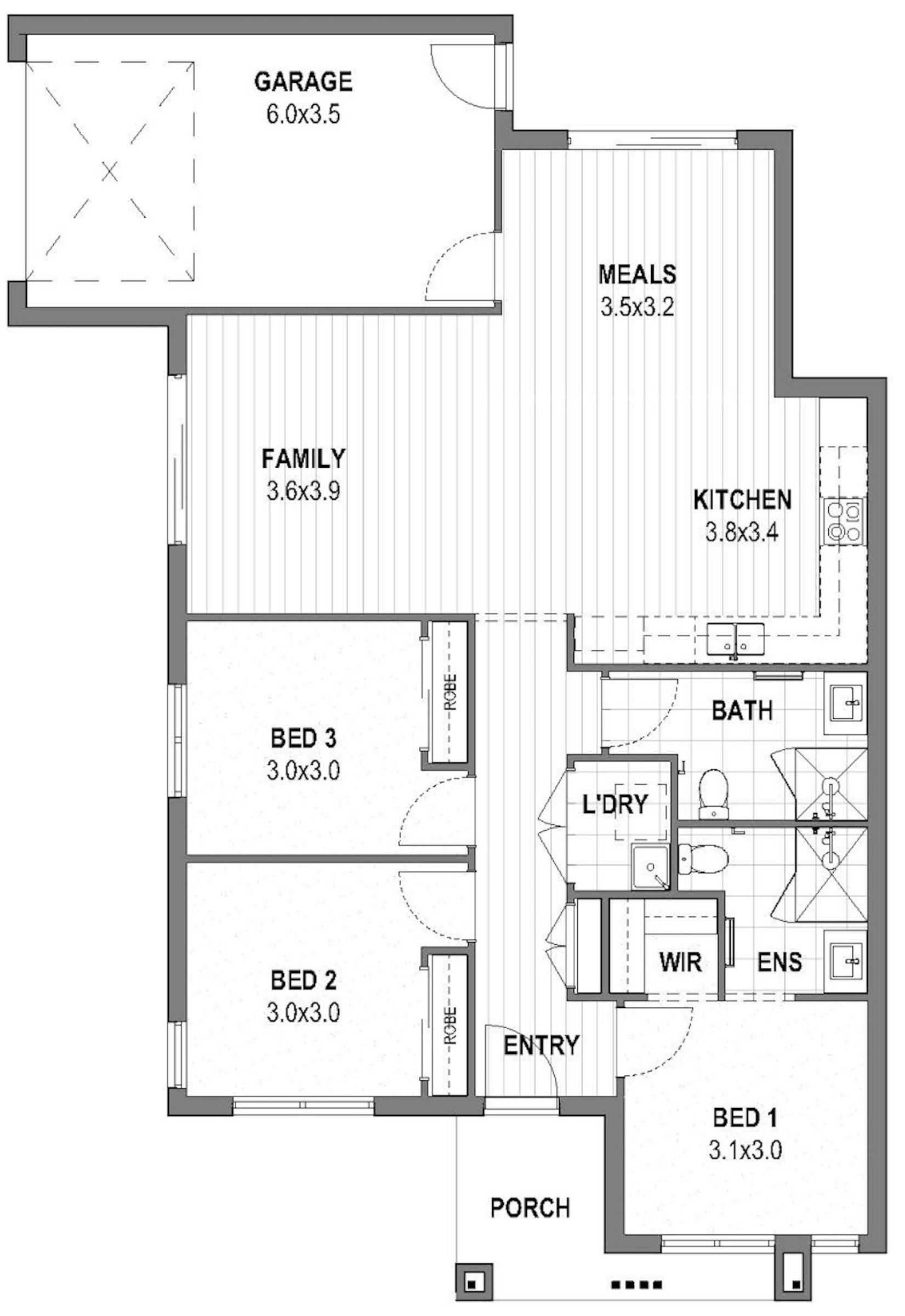 House and Land Investment Property in Wyndham Vale, VIC (3.37% Yield) | Aus Investment Properties - Floor Plan 1