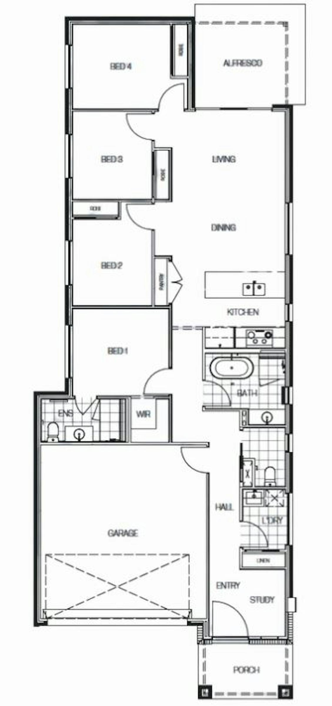 House and Land Investment Property in Deebing Heights, QLD | Aus Investment Properties - Floor Plan 1