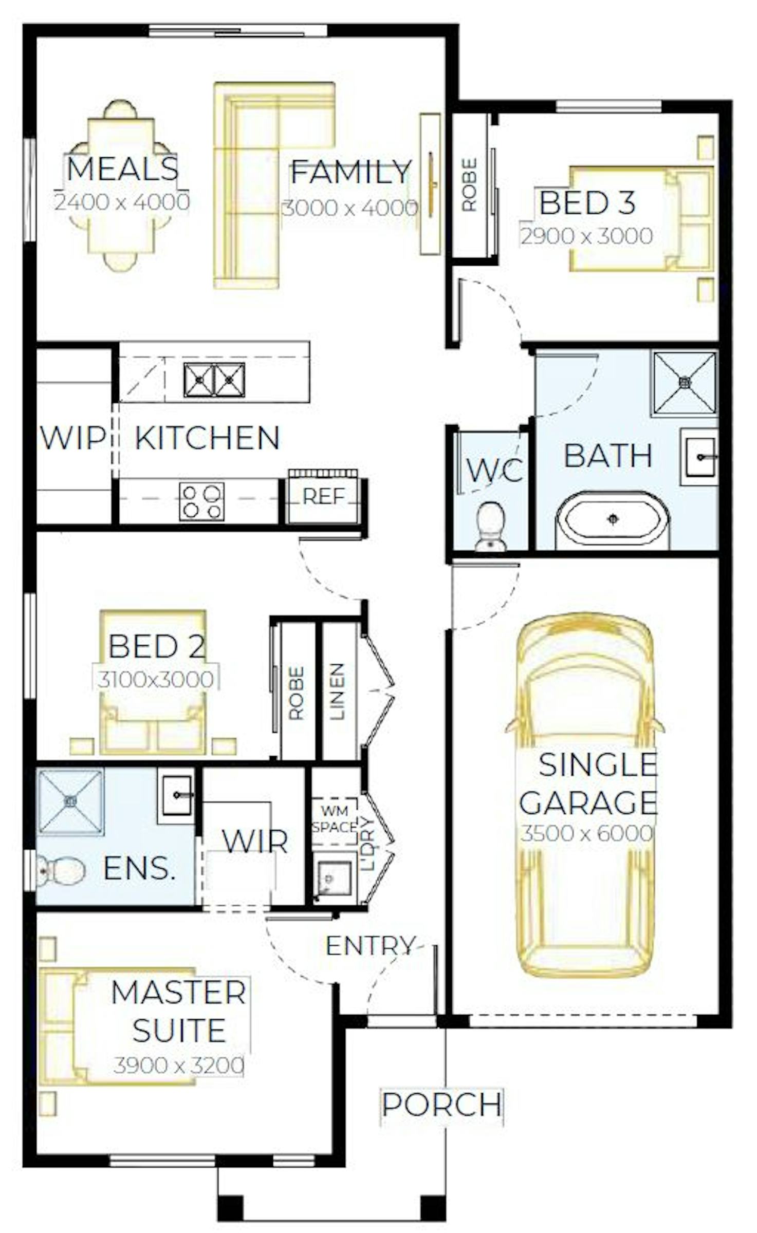 House and Land Investment Property in Sunbury, VIC (4.11% Yield) | Aus Investment Properties - Floor Plan 1