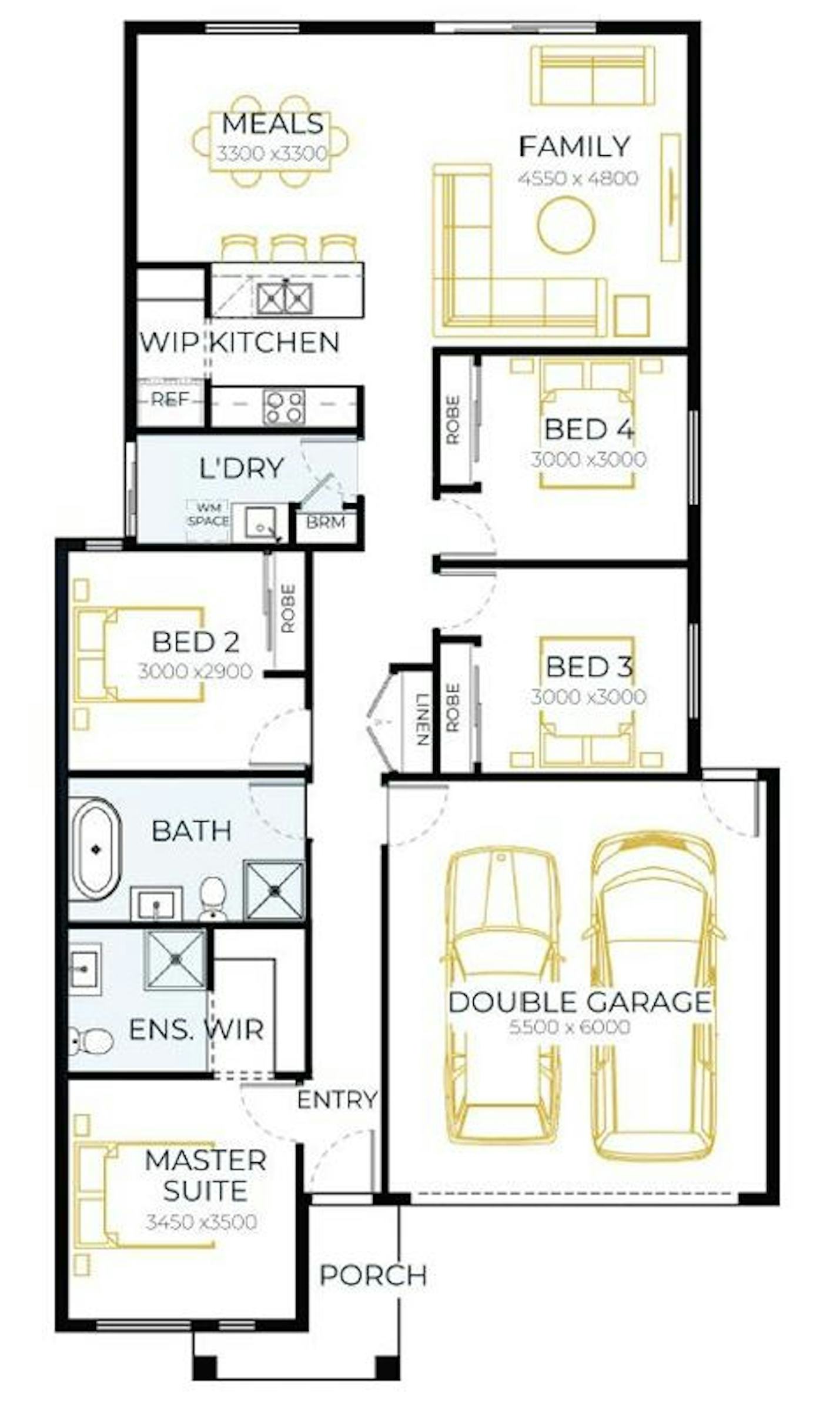 House and Land Investment Property in Bulla, VIC (4.14% Yield) | Aus Investment Properties - Floor Plan 1