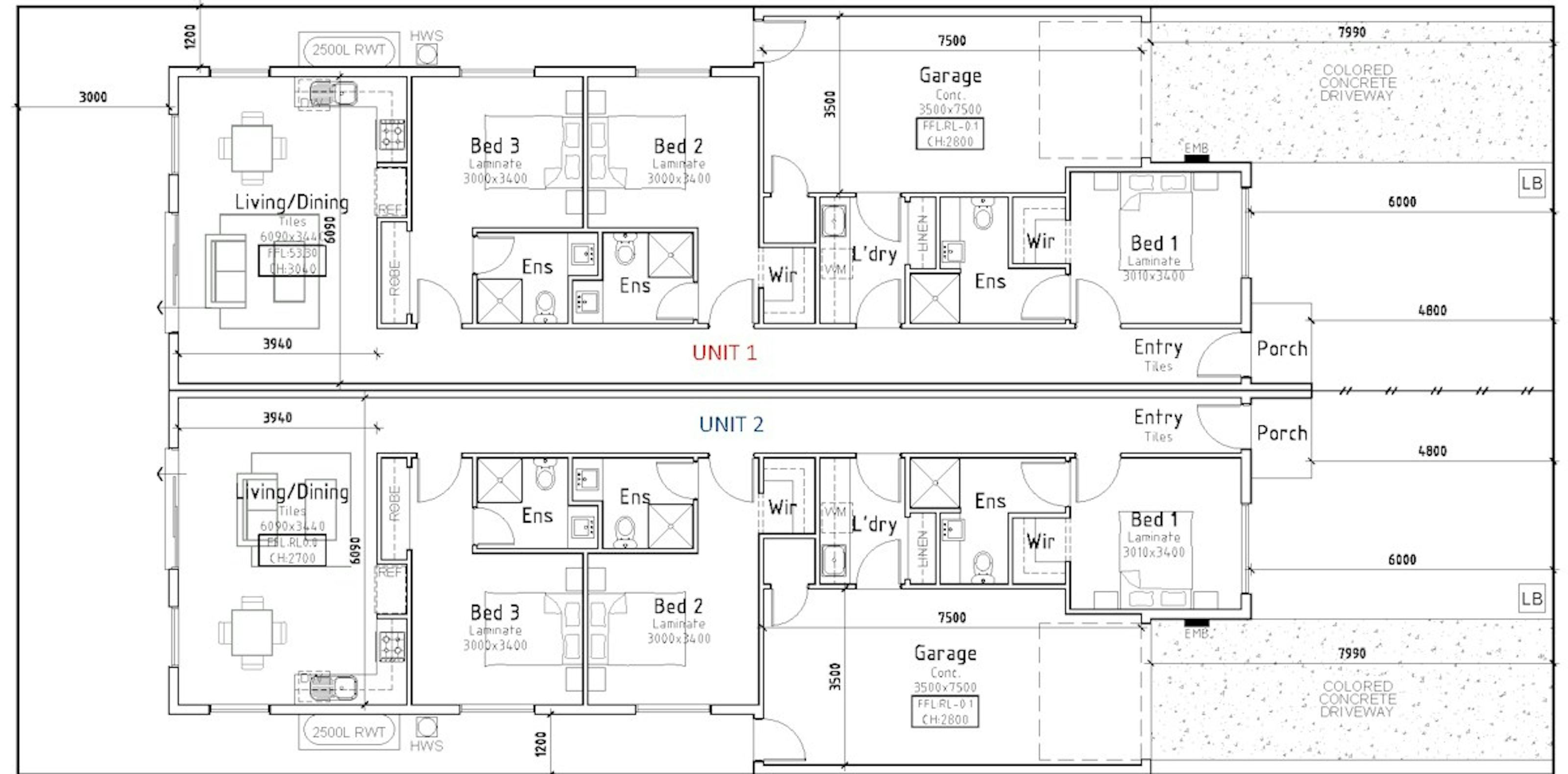 Duplex Investment Property in Warragul, VIC (5.65% Yield) | Aus Investment Properties - Floor Plan 1