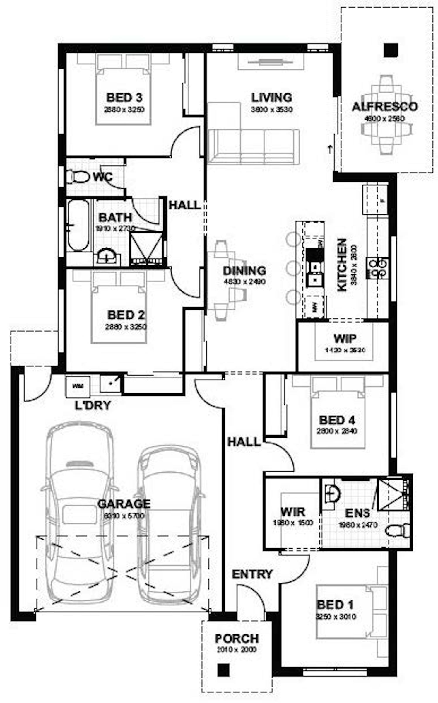 House and Land Investment Property in Redland Bay, QLD (3.86% Yield) | Aus Investment Properties - Floor Plan 1